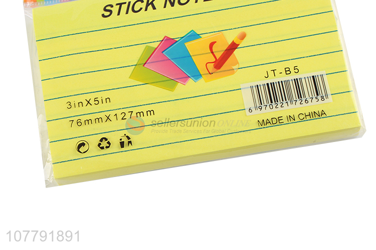 Wholesale cheap custom logo sticky notes removable paper memo pads