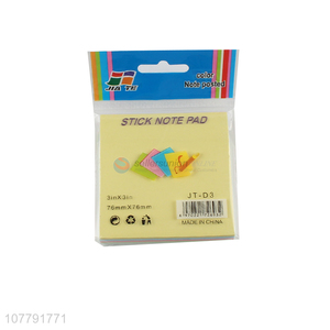 Latest design office school sticky note pad sticky memo pad