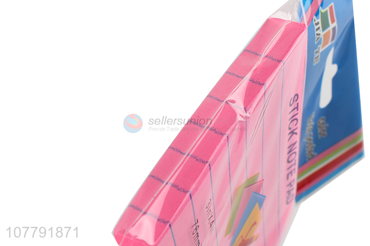 Low price self-adhesive memo pads custom size sticky notes