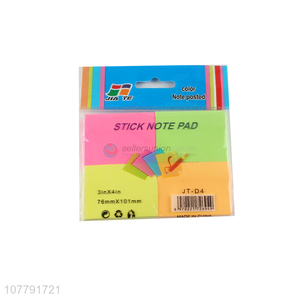 Promotional self-adhesive index bookmark custom size sticky notes