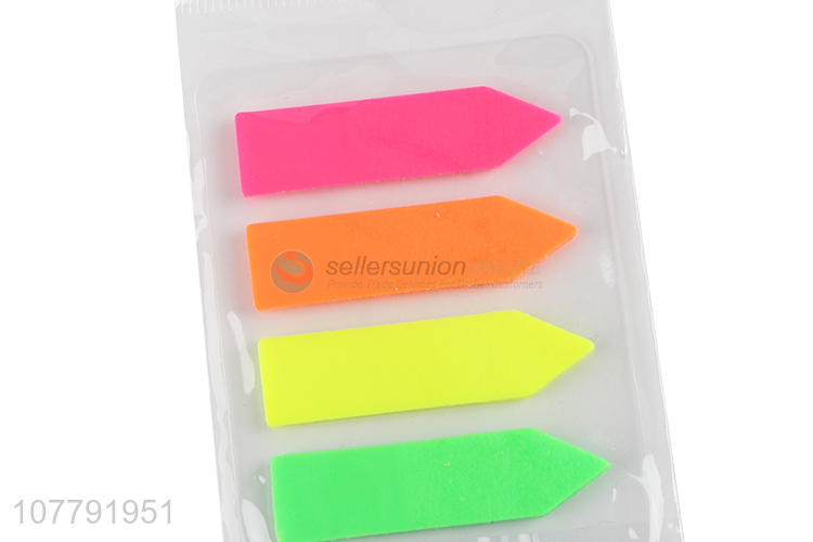 Promotional colorful die-cut index bookmark sticky notes student supplies