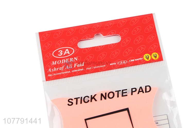 New arrival custom logo sticky notes removable paper memo pads