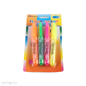 Hot selling hand account highlighter student key marker pen