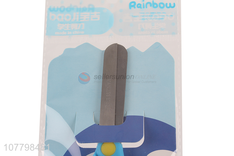 Good price blue safety children scissors for paper cut