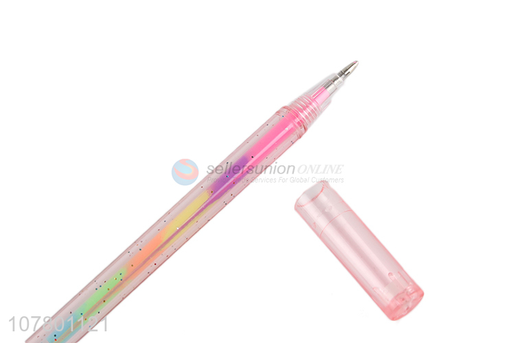 Creative pink highlighter hand account decoration marker pen