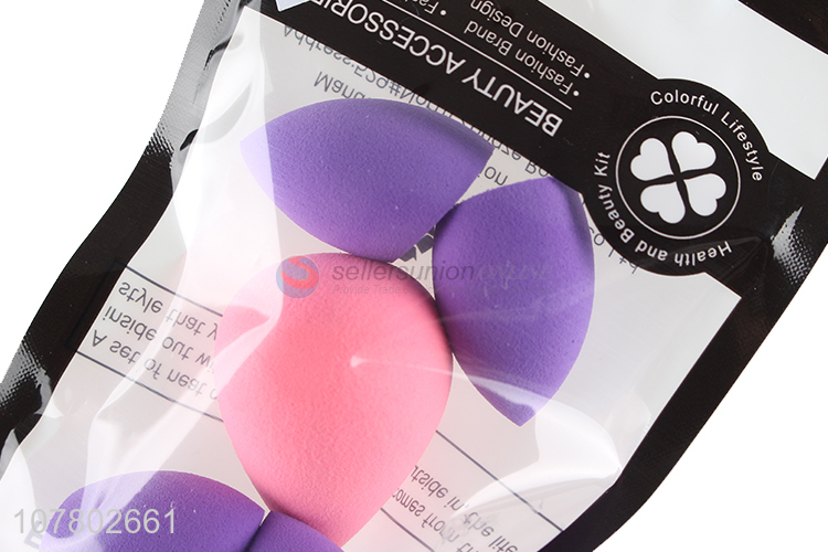 Factory supply wet and dry makeup puff sponge cosmetic puff