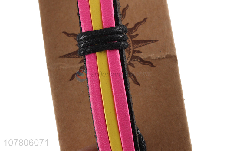 Factory wholesale leather bracelet handmade bracelet