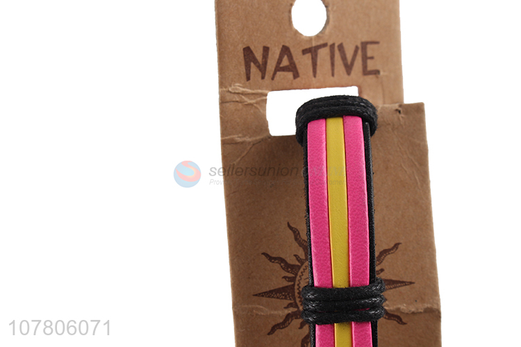 Factory wholesale leather bracelet handmade bracelet