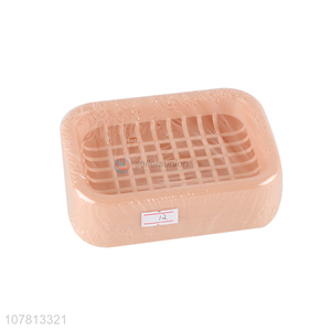 Low price durable rectangular plastic soap dish bathroom product