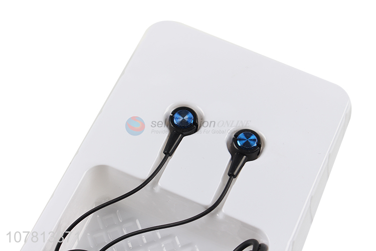 Hot sale black universal android wired in-ear headphones