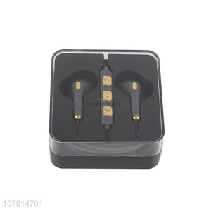 New arrival black gold boxed headphones music bass headphones