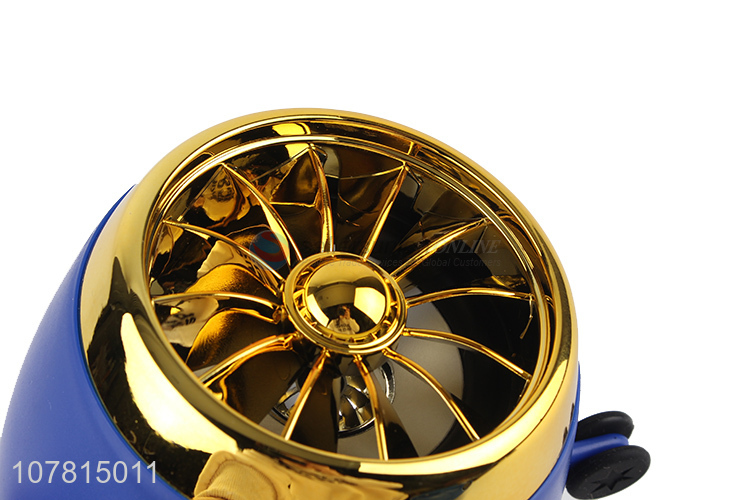 Creative blue aircraft speaker portable wireless speaker