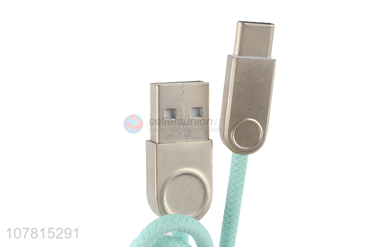 Hot selling blue metal multifunctional TPC charging cable