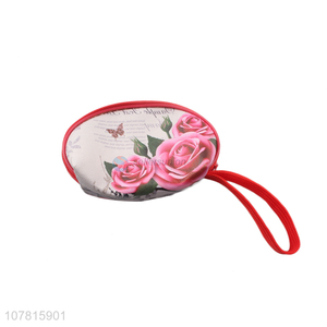 China wholesale flower pattern pocket coin purse