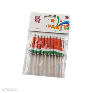 China factory 10PCS decorative food wooden stick