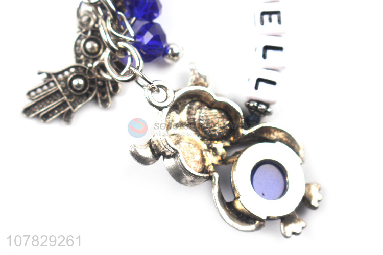 High quality metal key chain pendant crystal pendant