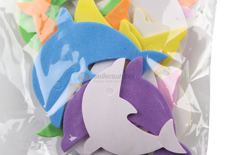 Good Quality Colorful Dolphin EVA Sticker DIY Craft