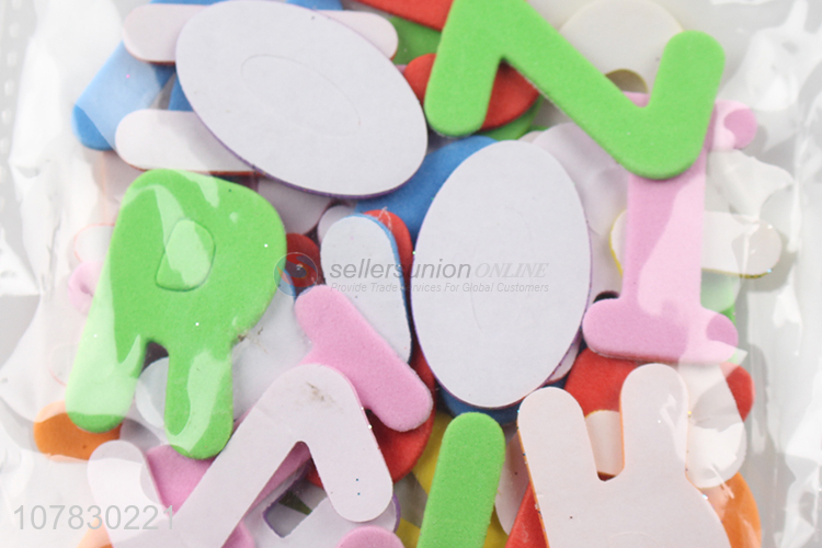 Latest Colorful Letters Kids DIY Craft EVA Sticker
