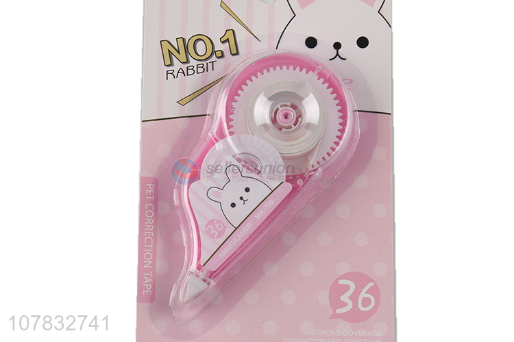 Factory direct sale pink student writing correction tape