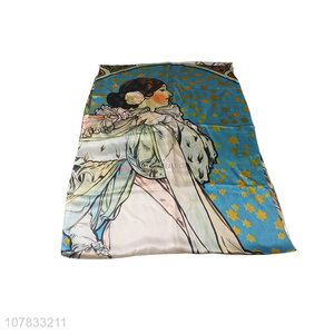 Good price true silk decorative lady silk scarf