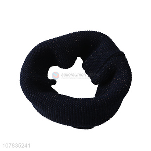 Yiwu wholesale women winter neck warmer gold thread knitted neck warmer