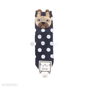 Cartoon Dog Pattern Breathable Ankle Socks For Ladies