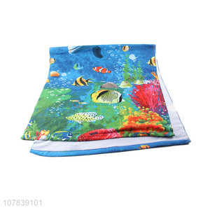 Factory Wholesale Ocean Printing Rectangle Bath Towel