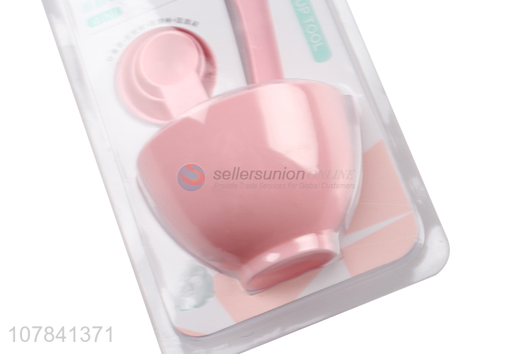 Hot selling pink plastic mask bowl tool 6 piece set