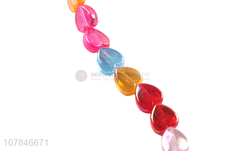 Hot Sale Plastic Necklace Bracelet Set For Girls