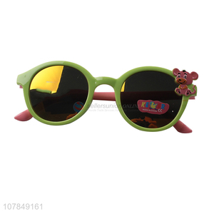 Cartoon Mouse Green Frame Sunglass Cute Sun Glasses