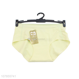 Hot selling yellow women underwear panties wholesale