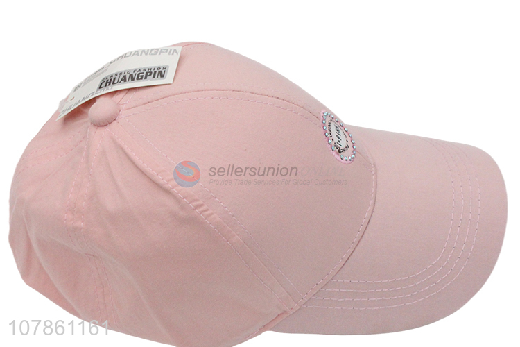 Hot selling pink fashion sports baseball hat for gifts