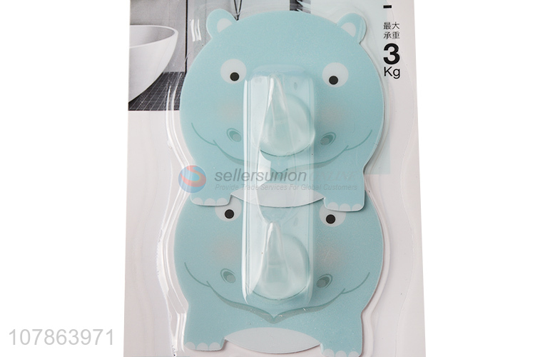 Online wholesale cartoon hippo sticky wall hook kitchen hook