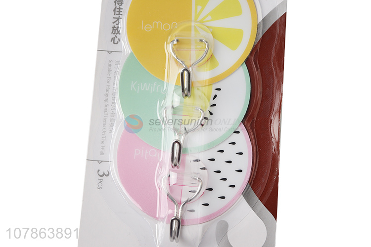 Hot sale creative traceless fruit hooks wall hanging hook