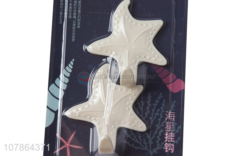 Good quality multi-function sticky hook starfish shape wall hook