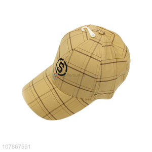 China export yellow mesh stitching ladies decorative baseball cap