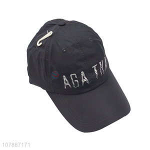 Yiwu wholesale black universal quick-drying baseball cap