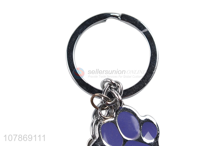 Cute Feet Alloy Pendant Keychain Fashion Accessories