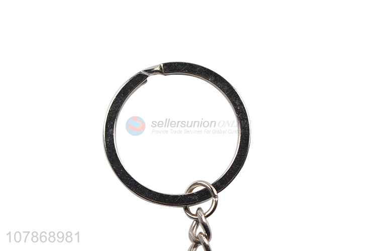 Custom Alloy Heart Shape Key Chain Fashion Metal Key Ring