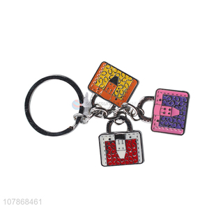 New Design Alloy Locks Keychain Popular Key Chain