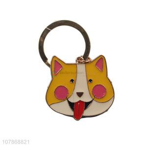 Cartoon Dog Alloy Keychain Custom Keychains