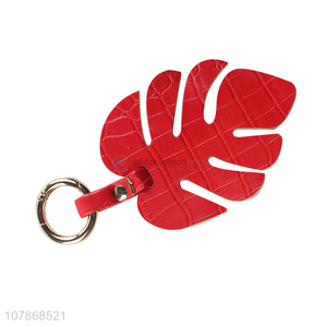 Best Selling Pu Leather Key Chain Rings Cool Keychains