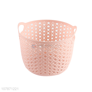 High quality multi-function plastic storage basket tabletop waste bin