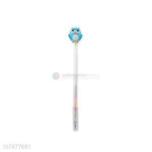 New design cartoon owl multicolor highlighter pen wholesale