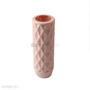 Competitive price modern imitation ceramic vase pp material flower vase