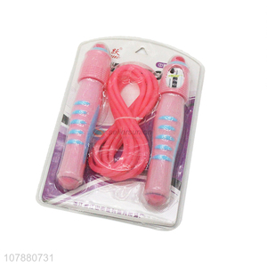 Good quality fashionable girls pvc skipping rope with counter