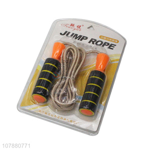 New product comfort grip skipping rope training jump rope