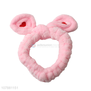 Factory price pink washing face women hairband wholesale