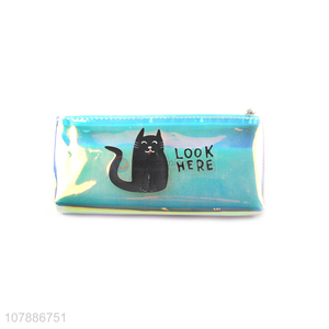 Factory wholesale creative cartoon plastic stationery bag pencil case