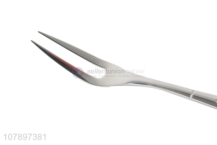 New arrival silver stainless steel household meat fork